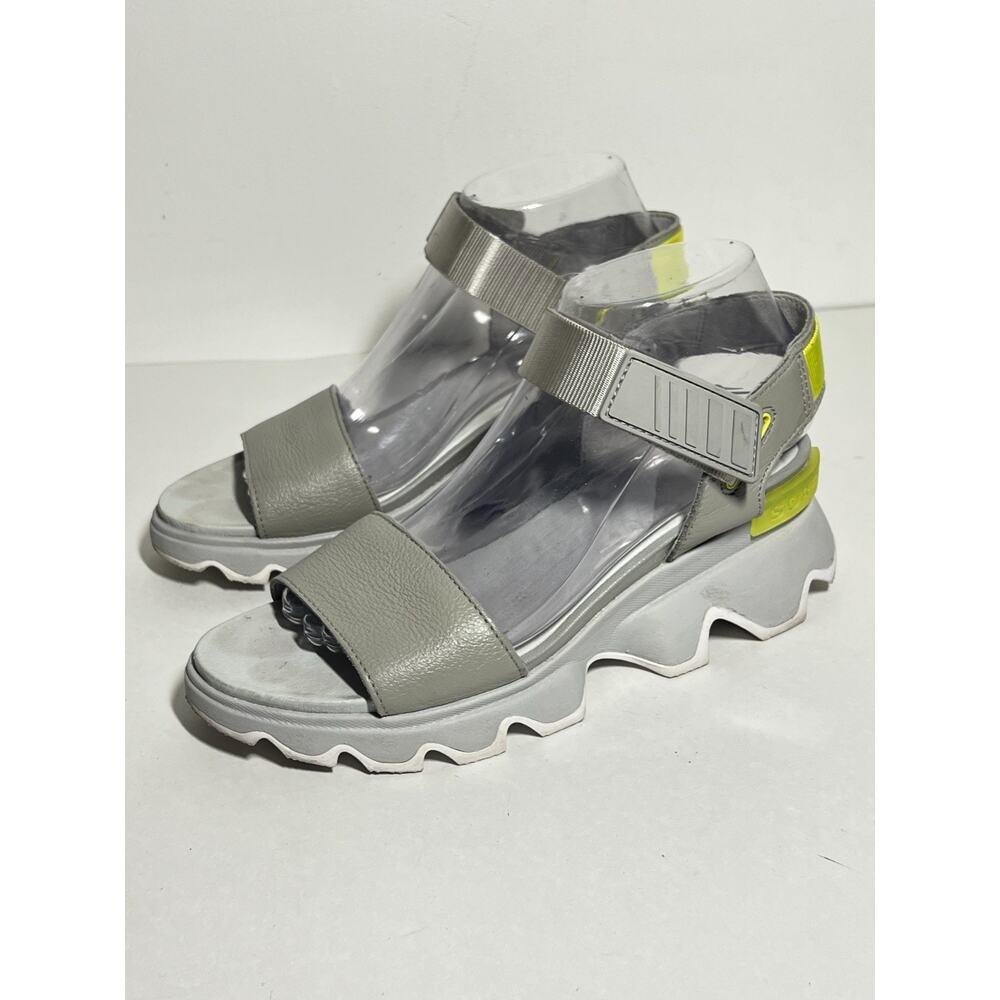 Sorel Gray and Yellow Women's Sandals